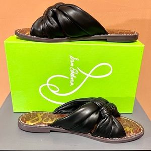 Sam Elderman, leather slides